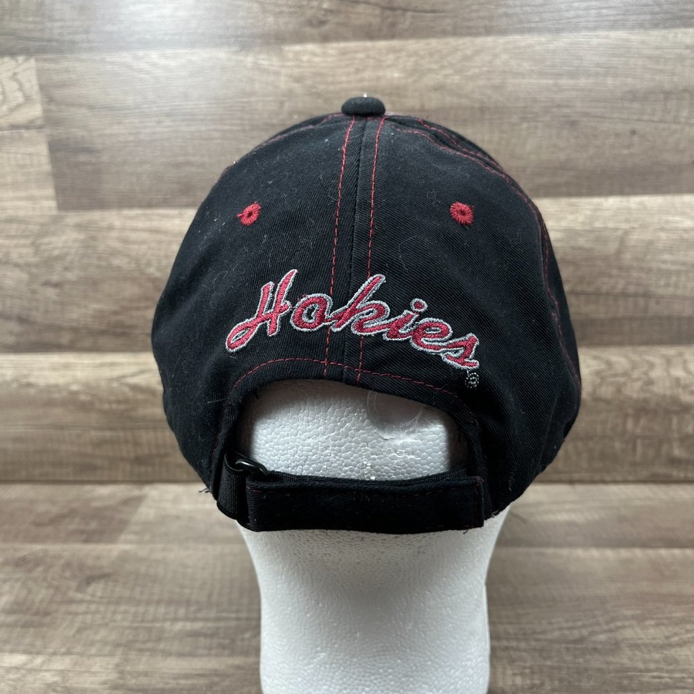 Virginia Tech OC Sports Cap Hat Black Gray Adjustable Hook and Loop OS NCAA - Picture 3 of 11